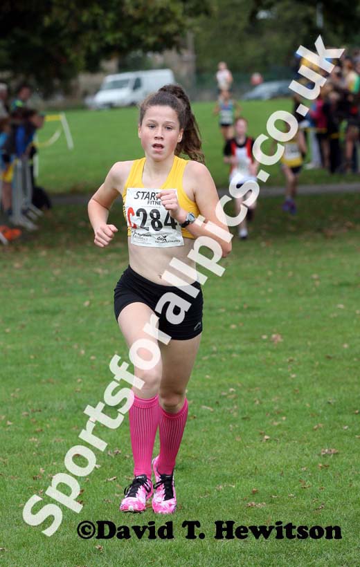 Homfirth winners in the under-15 girls Northern Cross Country Relays, Graves Park, Sheffield.